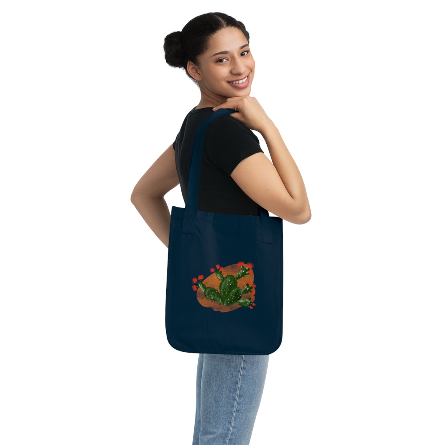 Opuntia Organic Canvas Tote Bag
