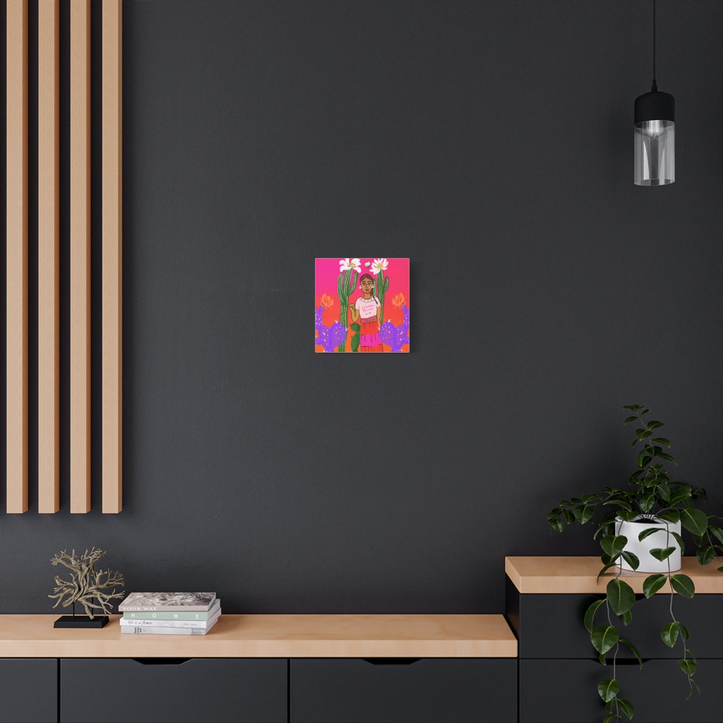 Border Crossed Me Canvas Wall Art — Matte Stretched 1.25"