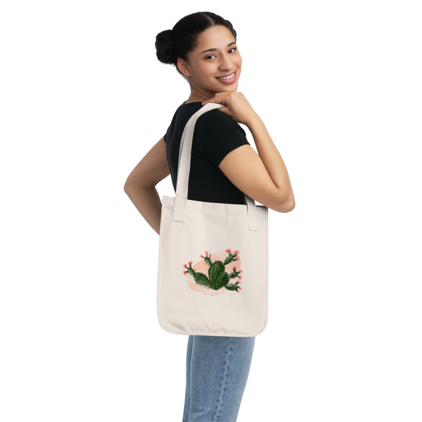 Opuntia Organic Canvas Tote Bag