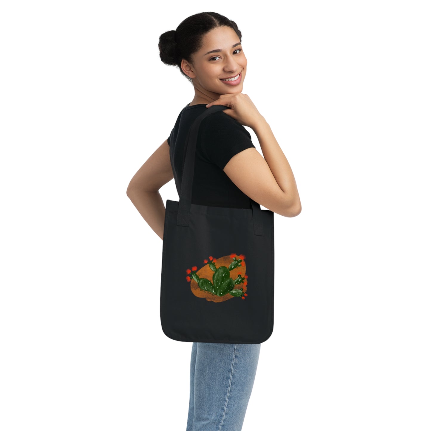 Opuntia Organic Canvas Tote Bag
