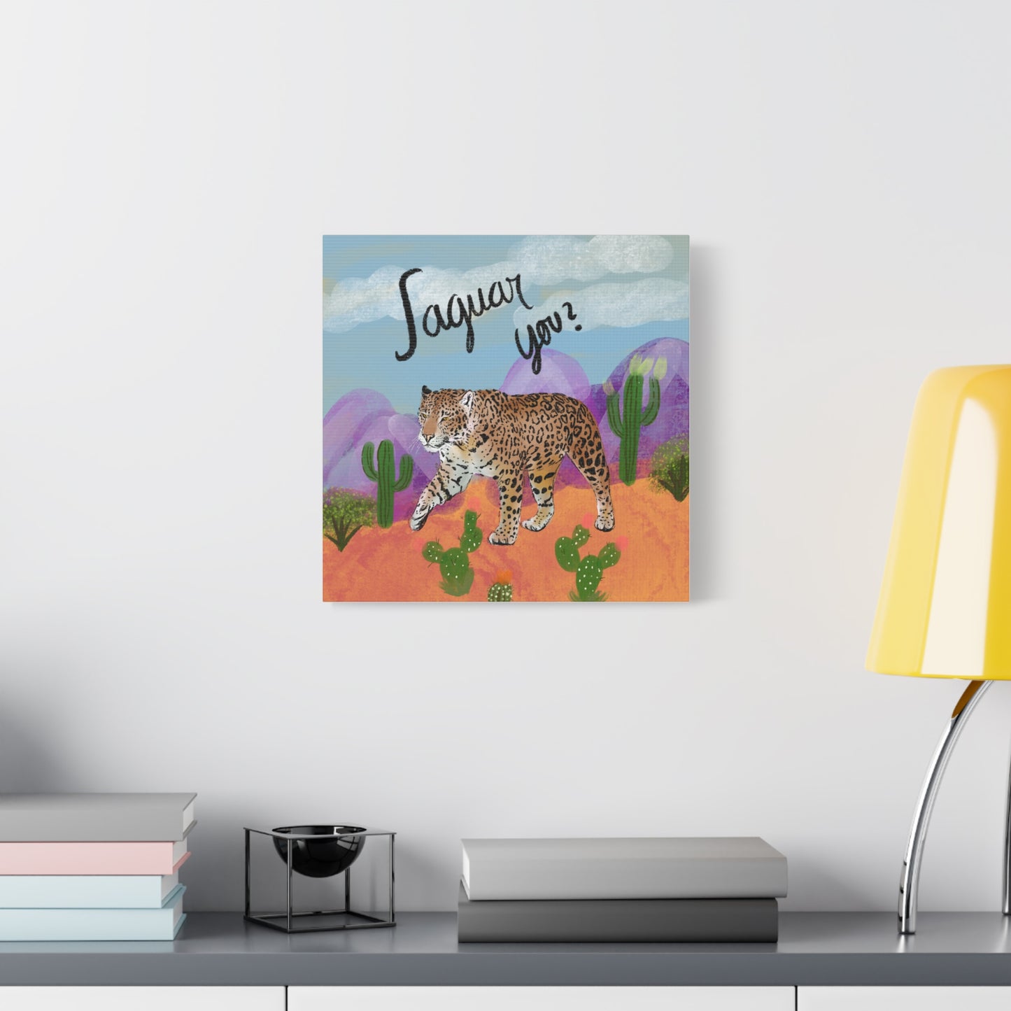 Jaguar You Canvas Wall Art — Matte Stretched 1.25"