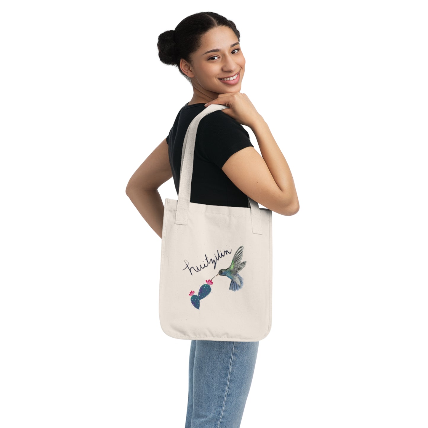 Huitzilin Organic Canvas Tote Bag