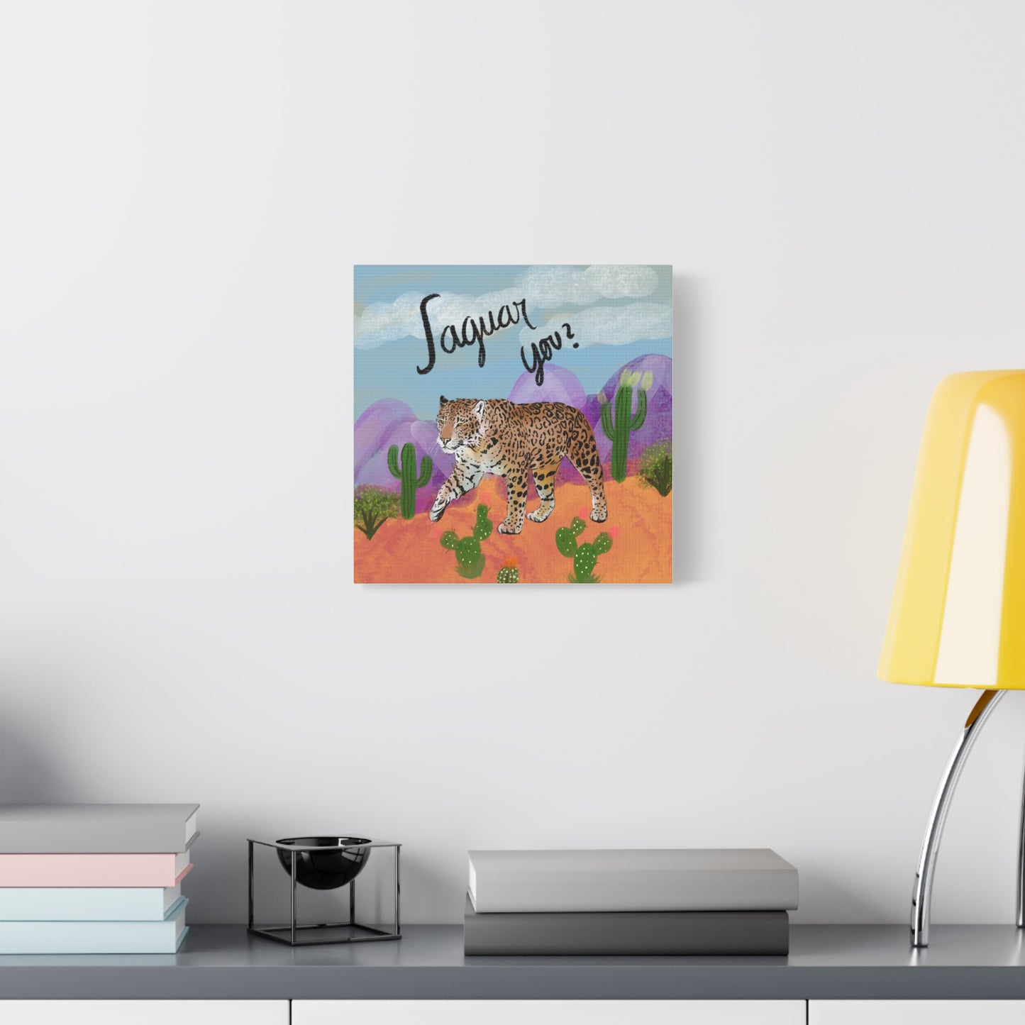 Jaguar You Canvas Wall Art — Matte Stretched 1.25"
