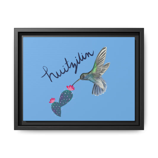 Huitzilin Matte Canvas, Framed (Multi-color)