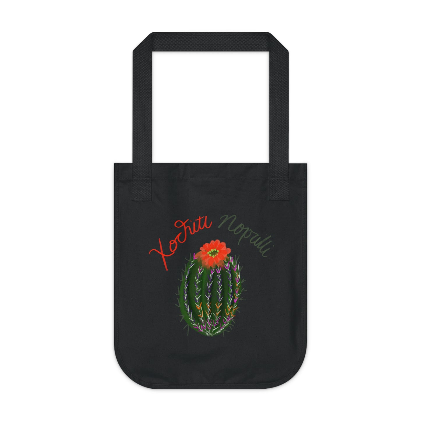 Barrel Cactus Organic Canvas Tote Bag