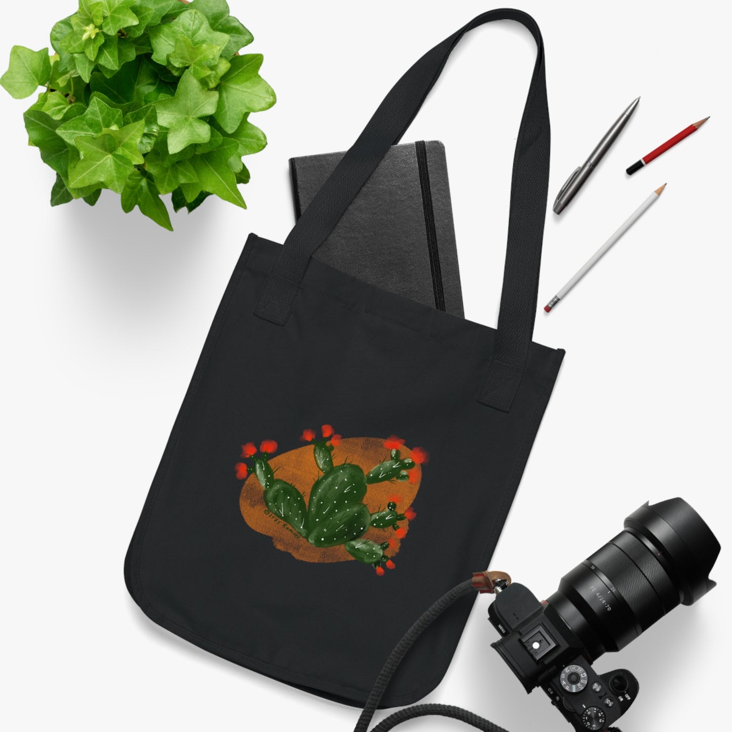 Opuntia Organic Canvas Tote Bag