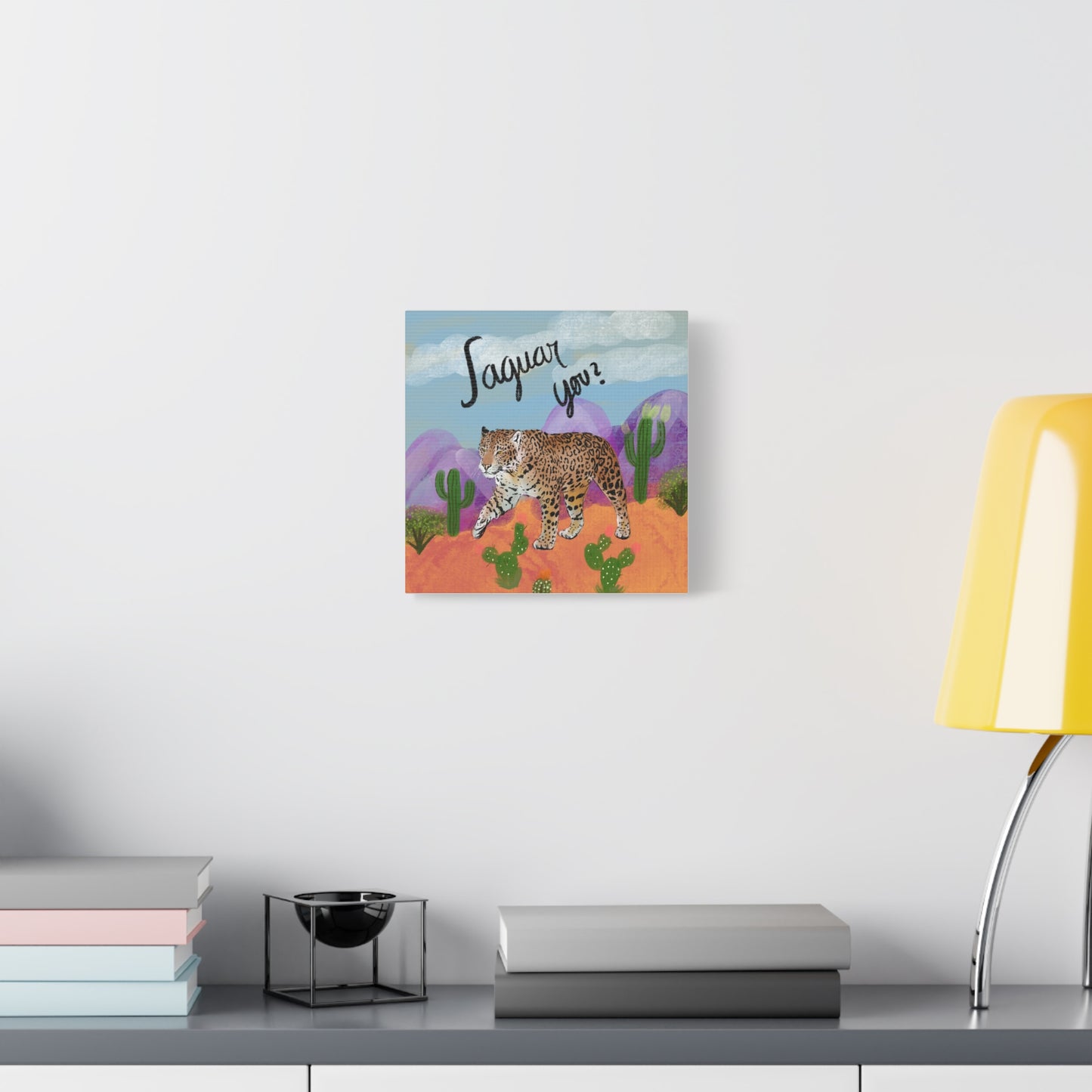 Jaguar You Canvas Wall Art — Matte Stretched 1.25"