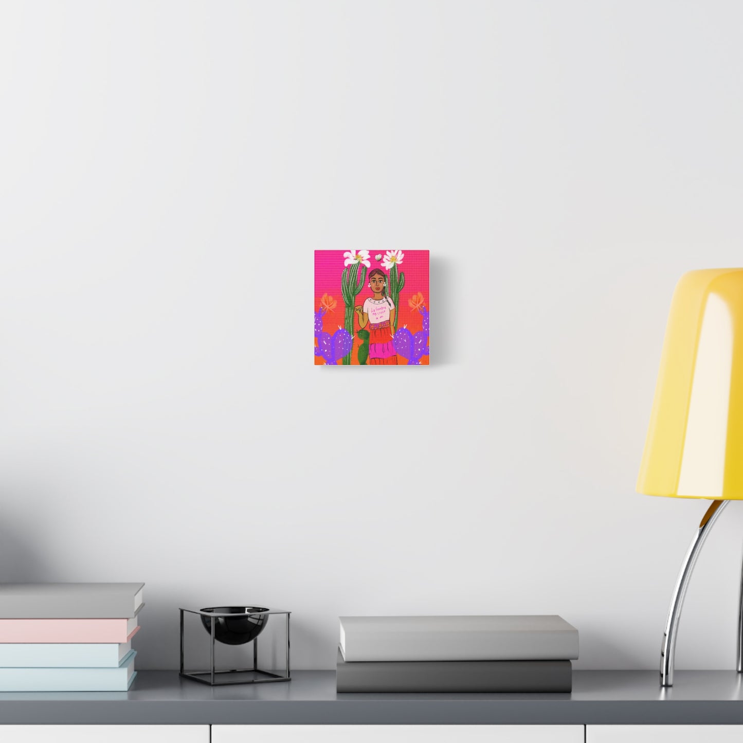 Border Crossed Me Canvas Wall Art — Matte Stretched 1.25"