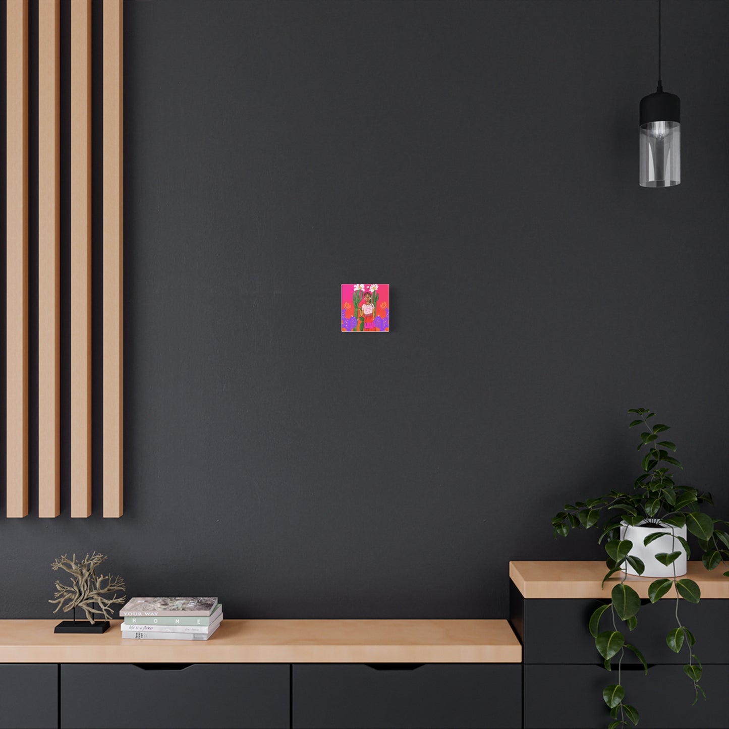 Border Crossed Me Canvas Wall Art — Matte Stretched 1.25"