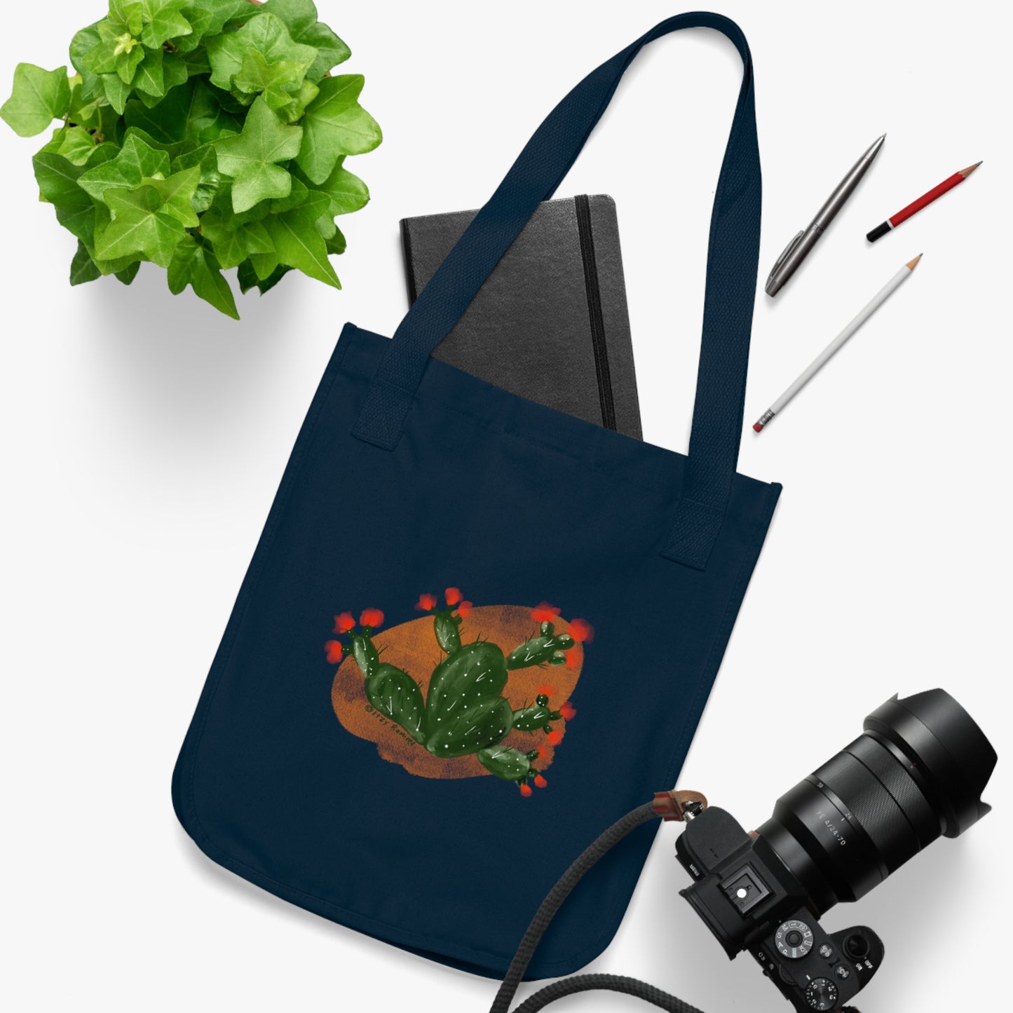 Opuntia Organic Canvas Tote Bag