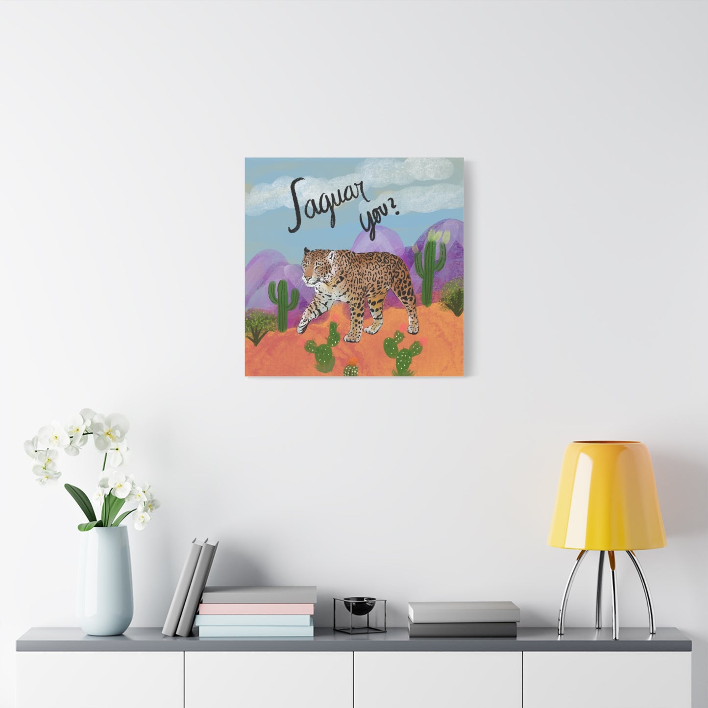 Jaguar You Canvas Wall Art — Matte Stretched 1.25"