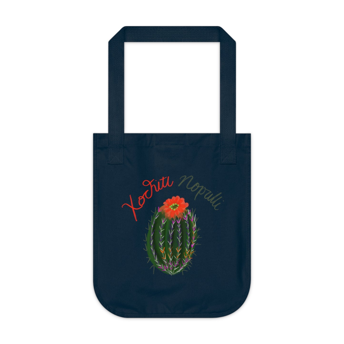 Barrel Cactus Organic Canvas Tote Bag