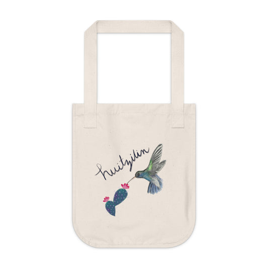 Huitzilin Organic Canvas Tote Bag