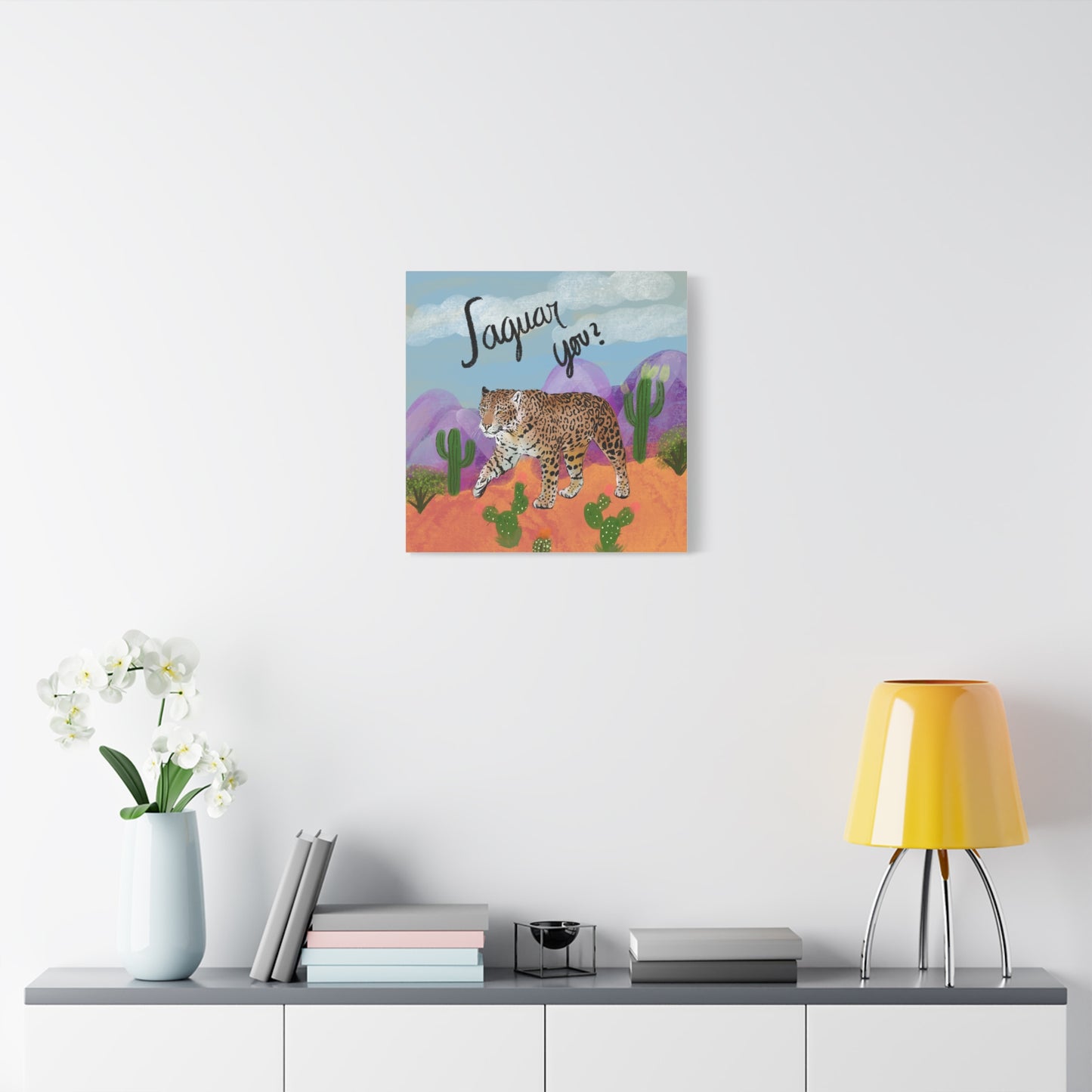 Jaguar You Canvas Wall Art — Matte Stretched 1.25"