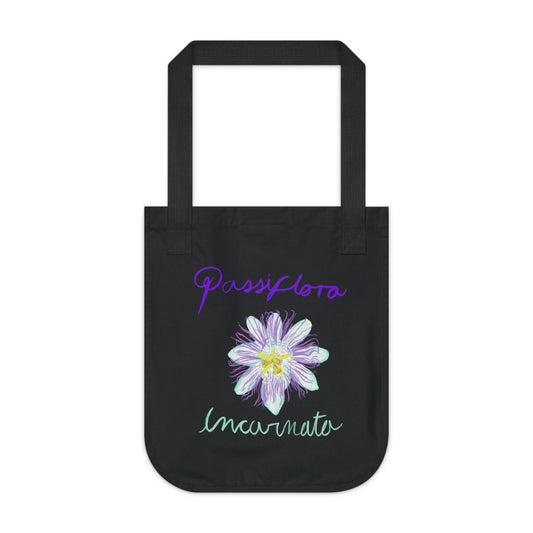 Passinflora Organic Canvas Tote Bag