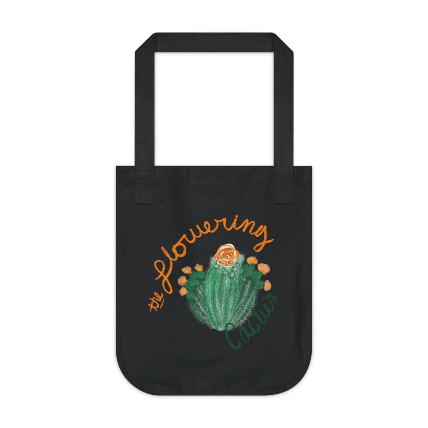 Flowering Cactus Canvas Tote Bag